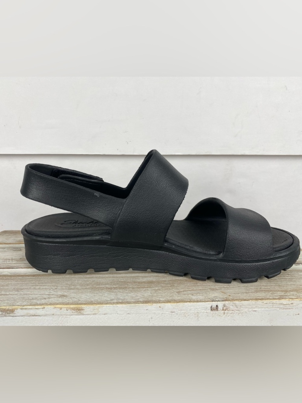 Skechers Women's Foamies Arch Fit
Footsteps - Day Dream sandals in black size 9 - Picture 5 of 13